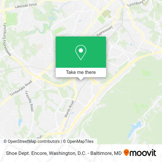 Shoe Dept. Encore map