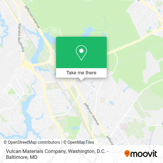 Vulcan Materials Company map