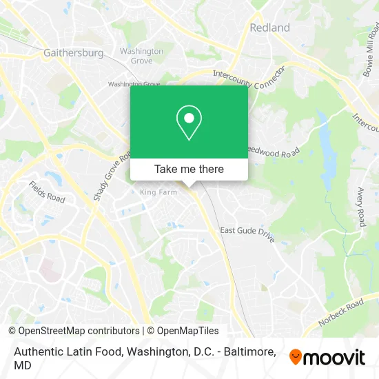 Authentic Latin Food map