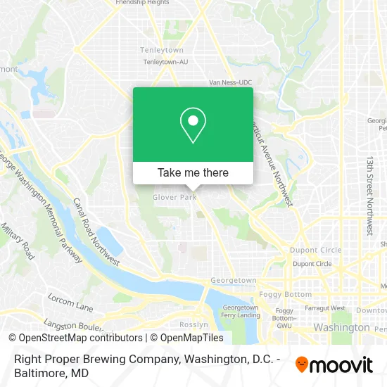 Right Proper Brewing Company map