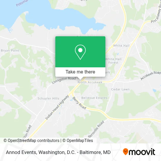 Annod Events map