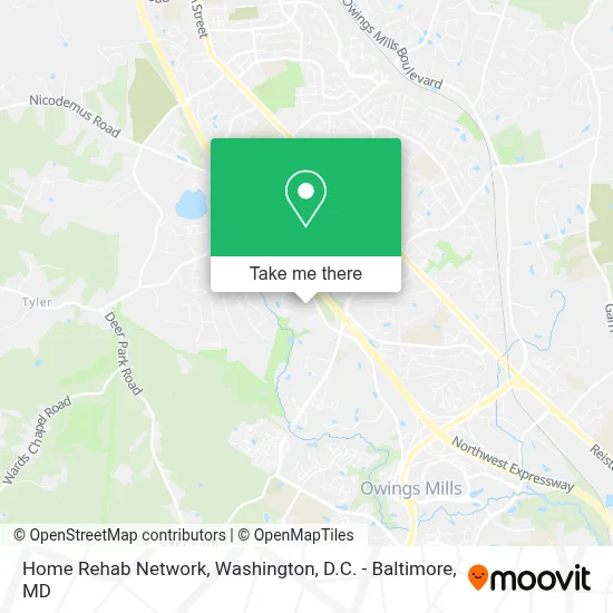 Home Rehab Network map