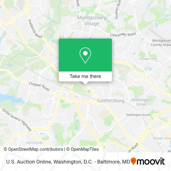 U.S. Auction Online map