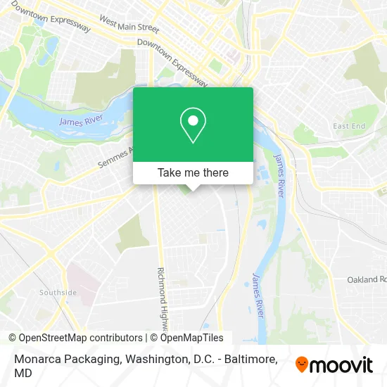 Monarca Packaging map