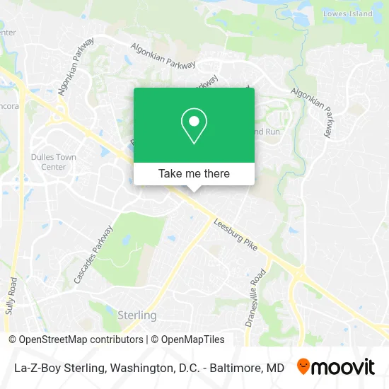 La-Z-Boy Sterling map