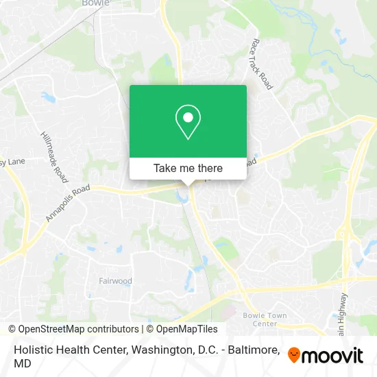 Holistic Health Center map