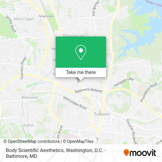 Body Scientific Aesthetics map