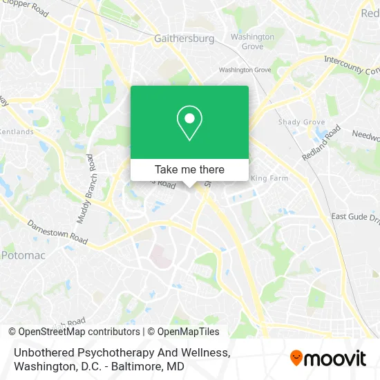 Unbothered Psychotherapy And Wellness map