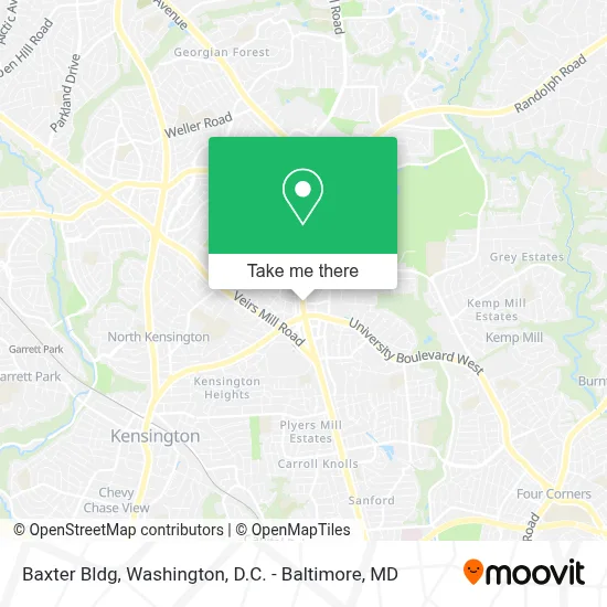 Baxter Bldg map