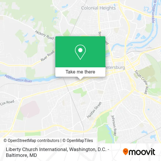 Liberty Church International map