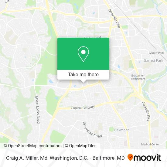Craig A. Miller, Md map