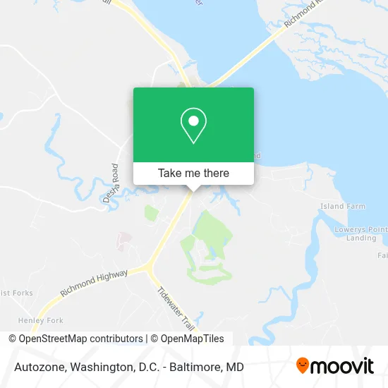 Autozone map