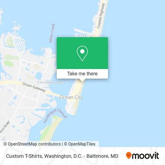 Custom T-Shirts map
