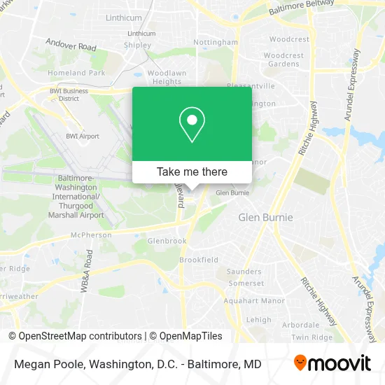 Megan Poole map