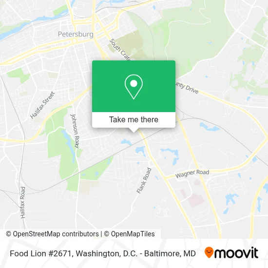 Food Lion #2671 map