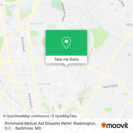 Richmond Mutual Aid Disaster Relief map