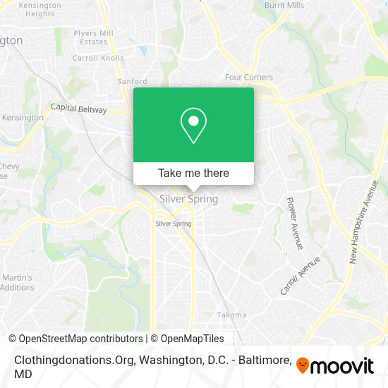 Clothingdonations.Org map