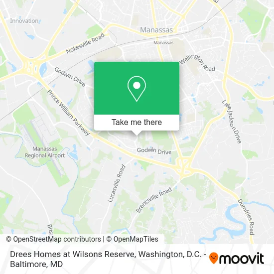 Drees Homes at Wilsons Reserve map