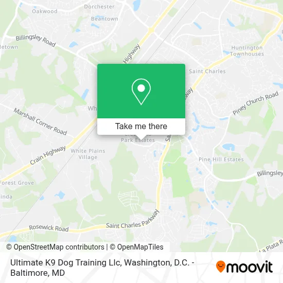 Ultimate K9 Dog Training Llc map