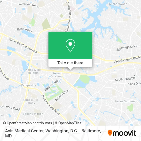 Axis Medical Center map
