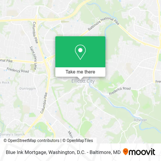 Blue Ink Mortgage map