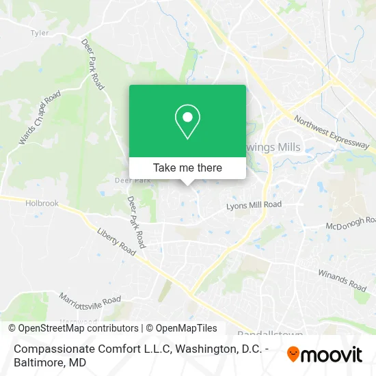Compassionate Comfort L.L.C map