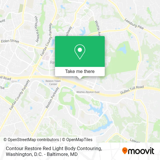 Contour Restore Red Light Body Contouring map