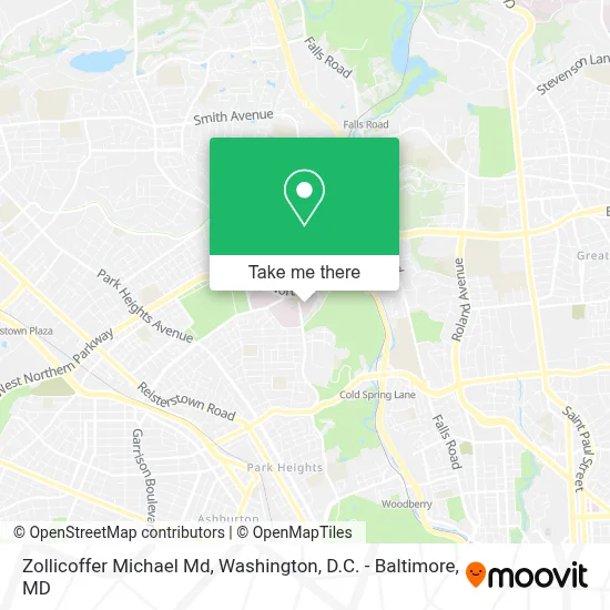 Zollicoffer Michael Md map