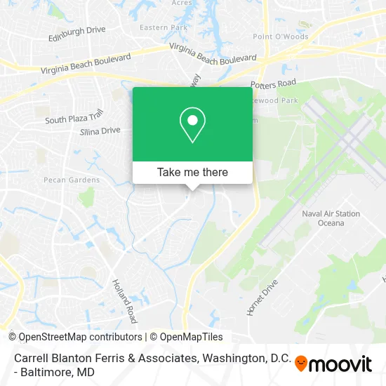 Carrell Blanton Ferris & Associates map