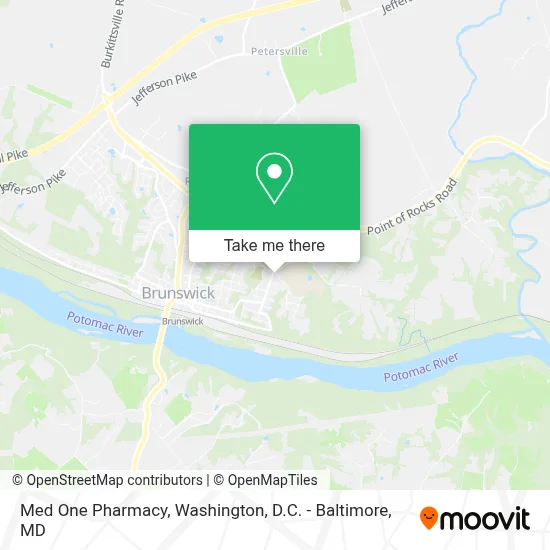Med One Pharmacy map