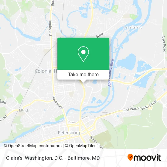 Claire's map