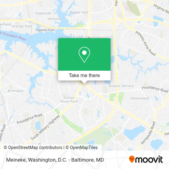 Meineke map