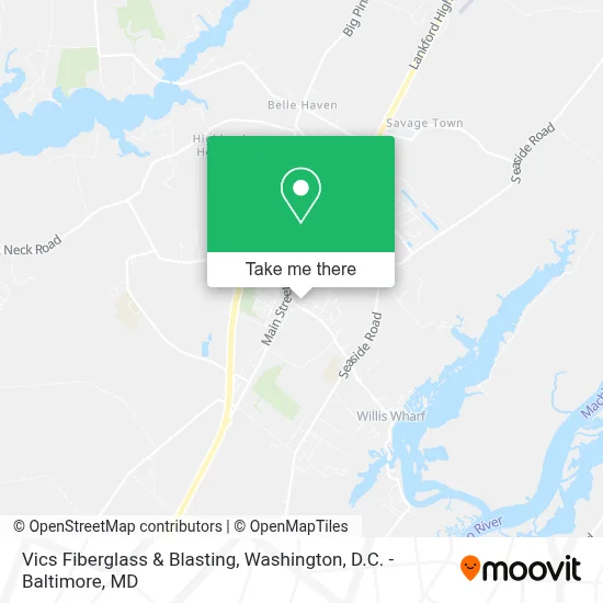 Vics Fiberglass & Blasting map