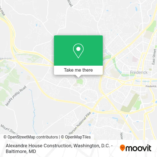 Alexandre House Construction map
