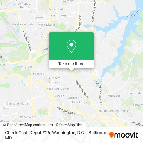 Check Cash Depot #26 map