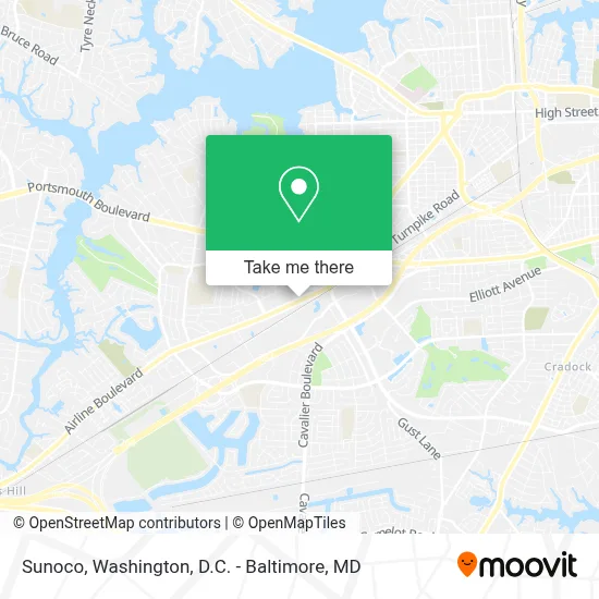 Sunoco map