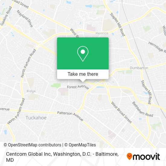 Centcom Global Inc map