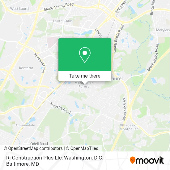 Rj Construction Plus Llc map