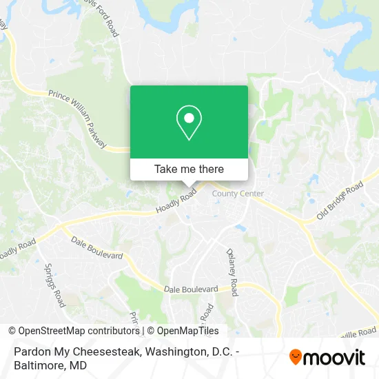 Pardon My Cheesesteak map