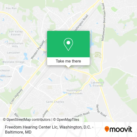 Freedom Hearing Center Llc map