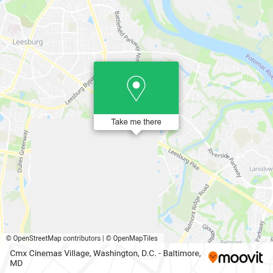 Cmx Cinemas Village map
