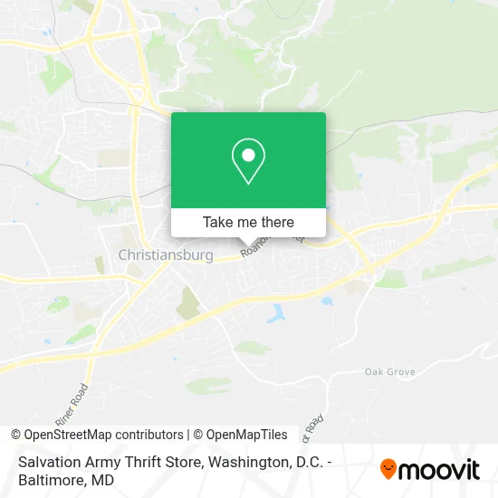 Salvation Army Thrift Store map