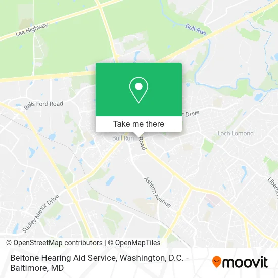Beltone Hearing Aid Service map