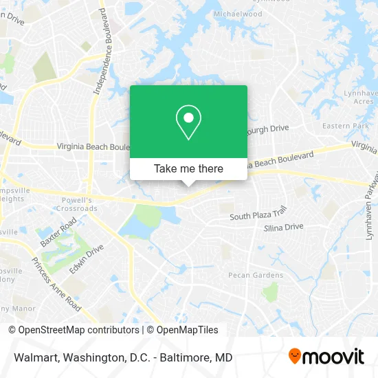 Walmart map