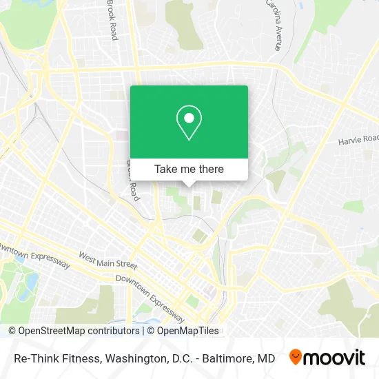 Re-Think Fitness map