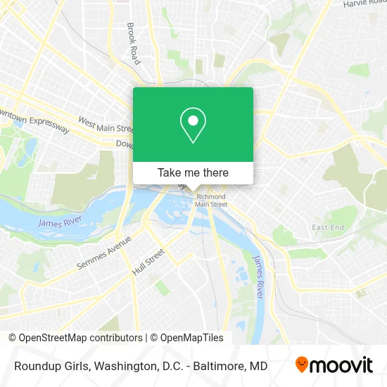 Roundup Girls map