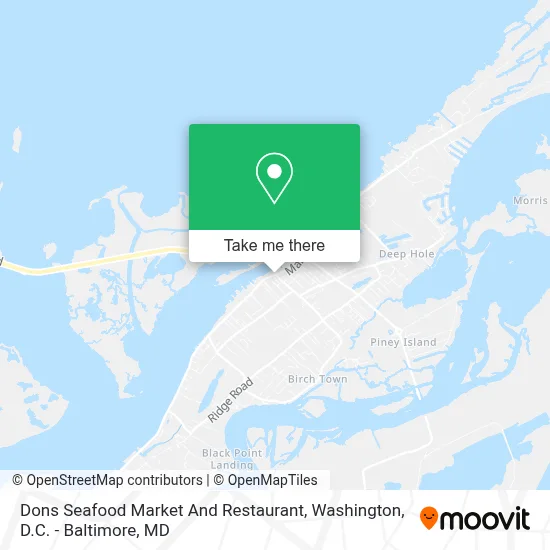Dons Seafood Market And Restaurant map