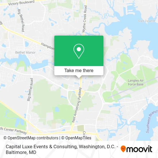 Capital Luxe Events & Consulting map