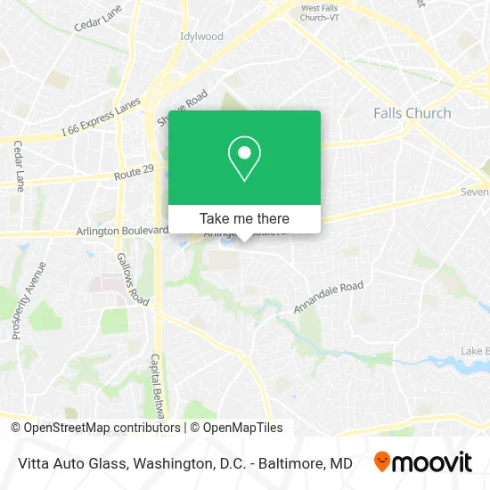 Vitta Auto Glass map