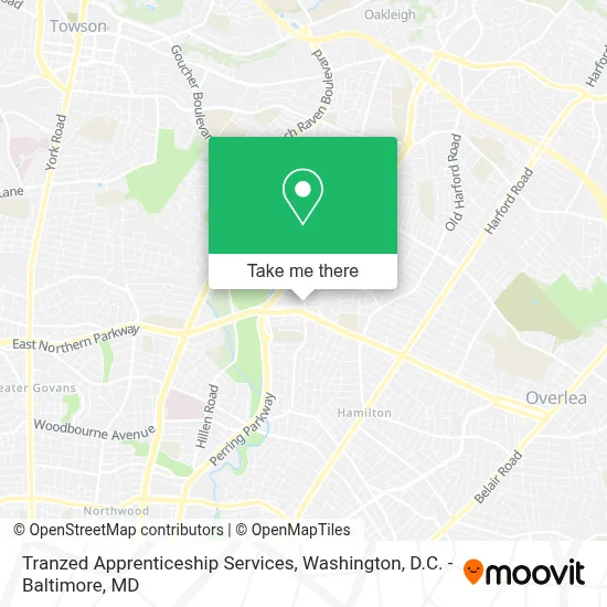 Tranzed Apprenticeship Services map